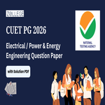 CUET PG 2026 Electrical and Energy Engineering Question Paper with Solution Pdf